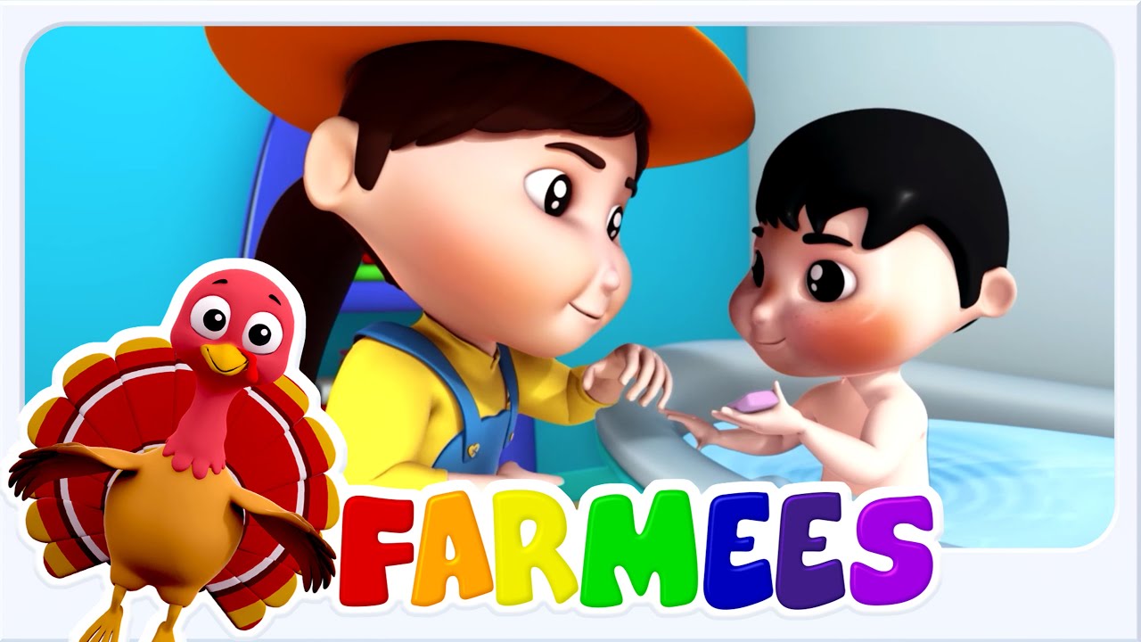 Farmees Badesong 🛁 | Lernreime für Kleinkinder