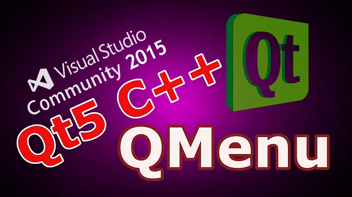 Qt5 C++ Creating Menu And Toolbar QMenu #13