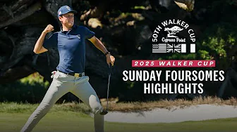 2025 Walker Cup Extended Highlights: Sunday Foursomes at Cypress Point