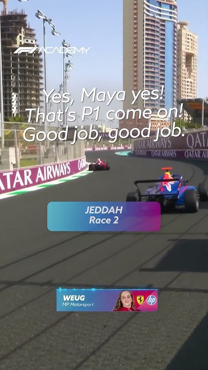 This is what crossing the line as an F1 Academy winner feels like 🥹 |