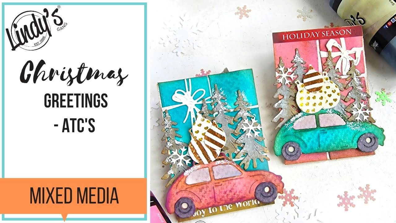 Super easy ATCs with Drawing gum, Sprays and Lindy's Magicals by Asia –  Lindy's Gang