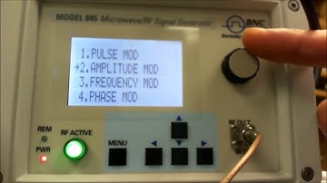 BNC Model 845, 20GHz RF Microwave Signal Generator Front Panel