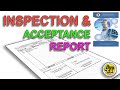 INSPECTION AND ACCEPTANCE REPORT | PROCUREMENT | BARANGAY ACCOUNTING