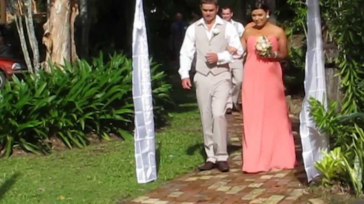 Here comes the bride... Wedding of Kimberly Allard...