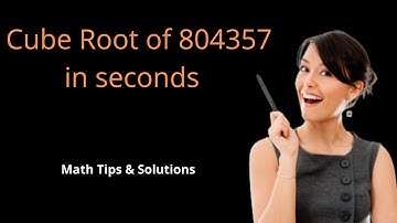 How to find the cube root of a perfect cubes | Mental Maths