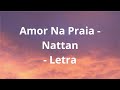 Amor na praia - Nattan -  Letra