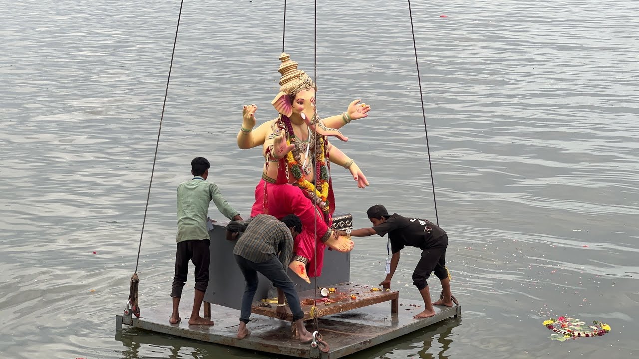 5days Ganesh nimajjanam 2025 | Lord Ganesha Visarjan 2025 | Tankbund ganesh visarjan 