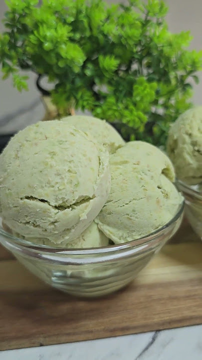 Ice cream 👌🥑 fruit ice cream / The detailed method is on my YouTube channel, the link is below 👇
