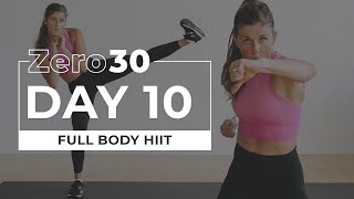 30-Minute Full Body HIIT Cardio Workout (No Equipment) | Zero30 Day 10 screenshot 5