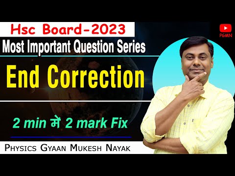 End Correction |