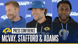 Sean McVay, Matthew Stafford & Davante Adams Talk Roster Moves, Team Chemistry, the Broncos & More