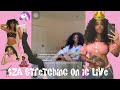 SZA Instagram Live 4/11/20 Singing Talking To Fans, Stretching And Sound Bath