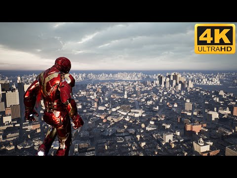 Iron Man Open World Game (Demo) | Unreal Engine 5