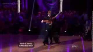 Apolo Anton Ohno and Karina Smirnoff - Foxtrot - Week 3