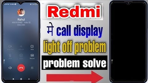 redmi call display off problem | how to solve redmi phone call display off problem