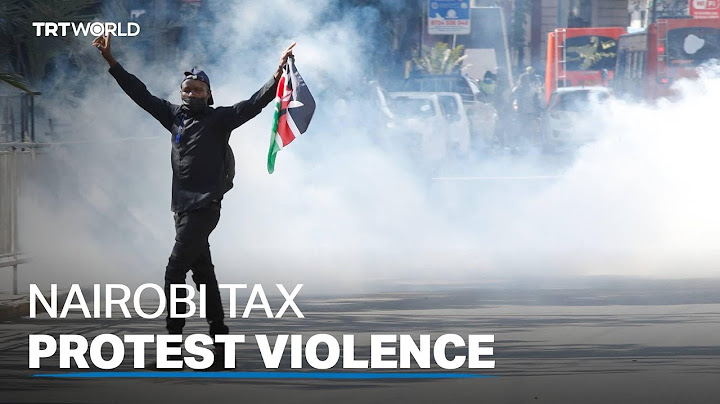 At least 10 protesters killed in clashes with police in Nairobi