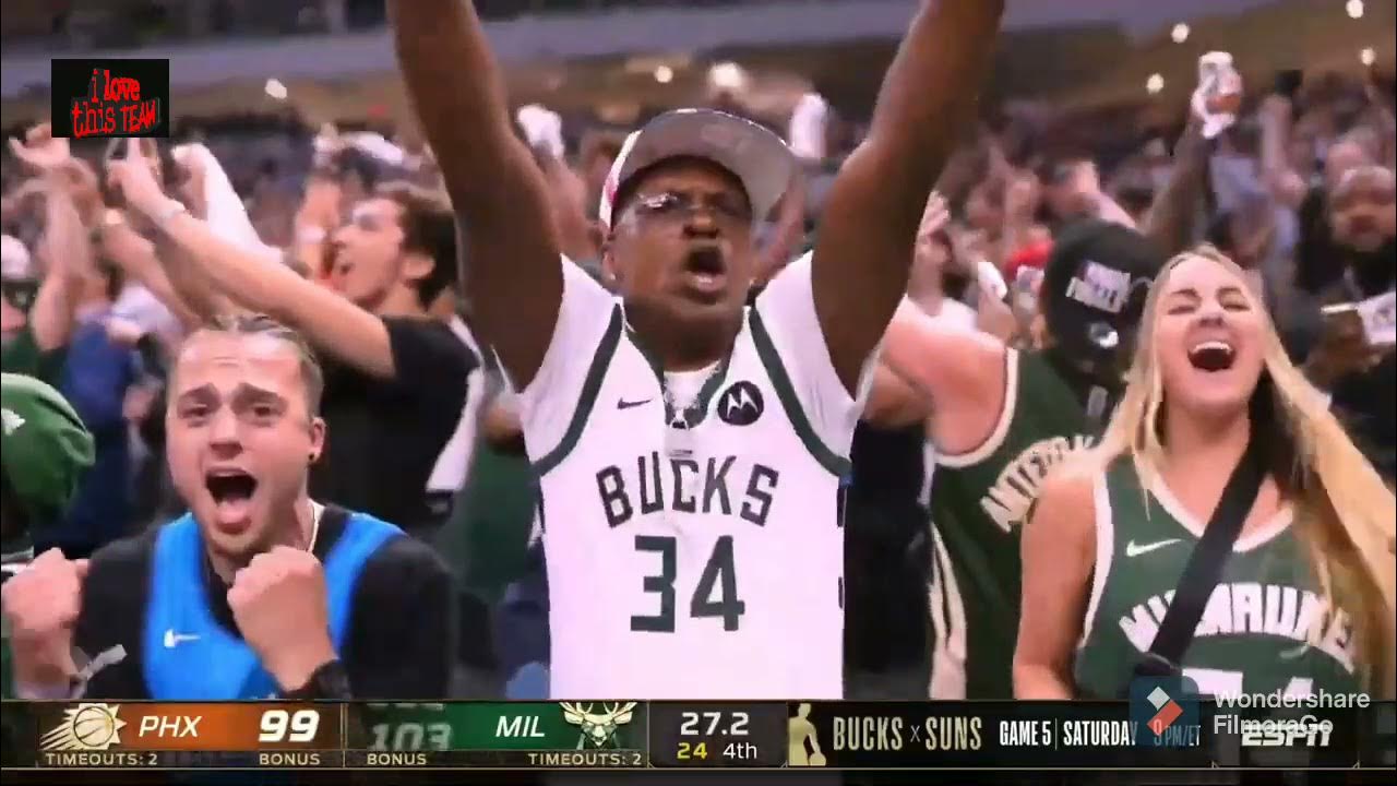 FULL Final 2 Minutes of Bucks vs Suns Game 4 WILD ENDING! YouTube