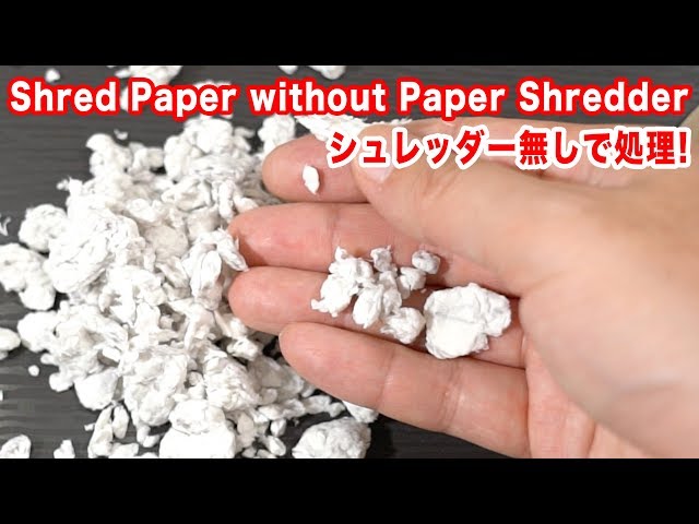 Top Ways To Shred Without A Paper Shredder — Merlin Shredding