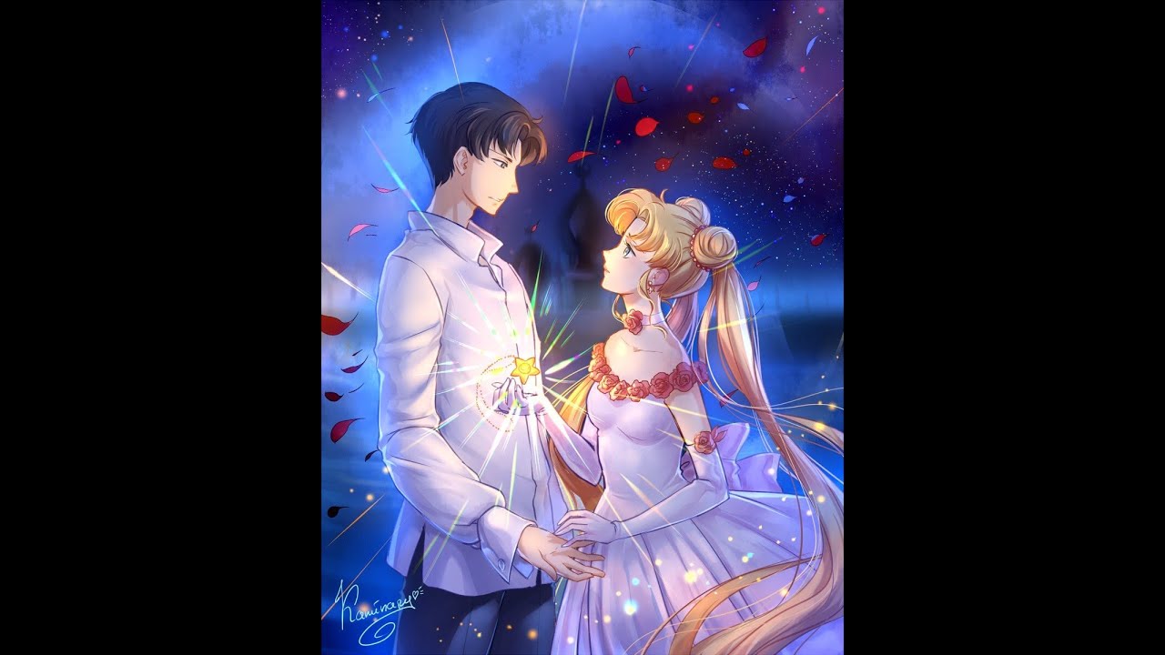 Усаги и Мамору - Не уходи любовь моя (м/с 