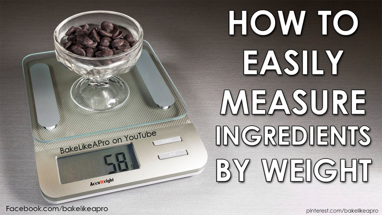 Weights for Your Favorite Baking Ingredients