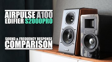 AirPulse A100 vs Edifier S2000Pro  ||  Sound & Frequency Response Comparison