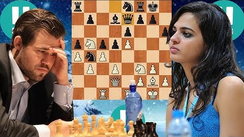 First class Magnus Carlsen vs Tania Sachdev 83