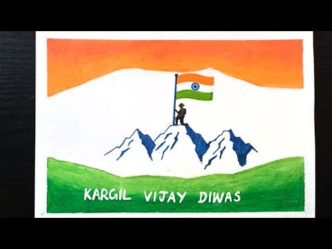 Free art print of Vector Illustration of Kargil Vijay Diwas. Commemoration  day. Martyr's Day. | FreeArt | fa83264405