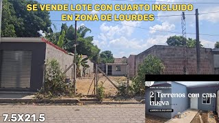Se vende lote con cuarto incluido en Lourdes| Opción de inversión