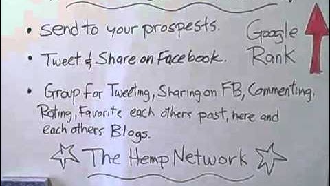 The Hemp Netwrok - Ning Community - How To Use Ning