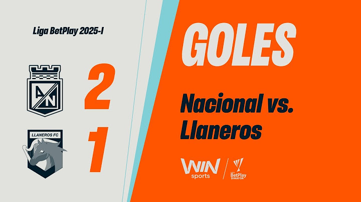 Nacional vs. Llaneros (goles) | Liga BetPlay Dimayor 2025-1 | Fecha 18