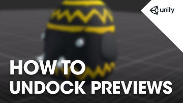 How to Undock the Preview Window! - Unity Tips