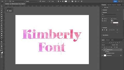 How to Edit SVG Fonts Color in Photoshop