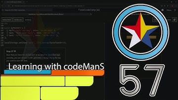 Learn localStorage by Building a Todo App: Step 57 | freeCodeCamp | JavaScript | (Beta)