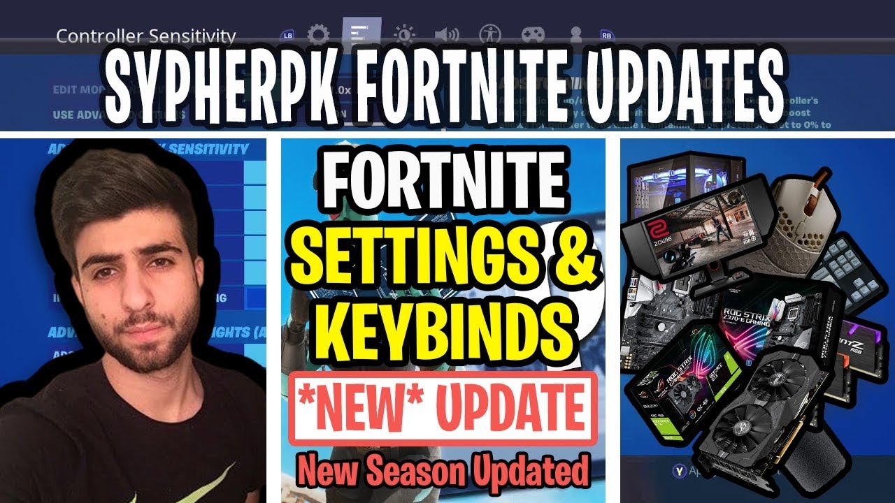 SypherPK Fortnite Settings, Keybinds, Sensitivity, Gear and Setup YouTube