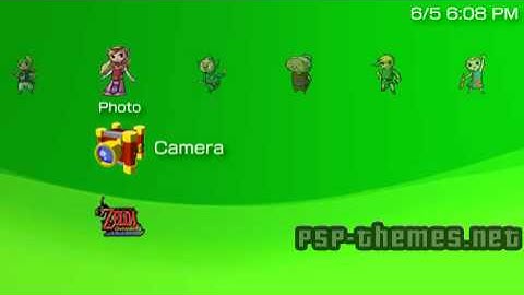 PSP Theme zelda wind waker by brad_snake412 PSP-Themes.NET