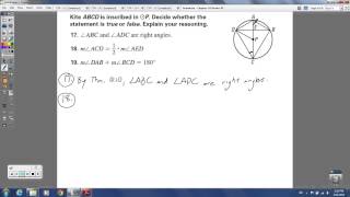 Geometry - Chapter 10 Review (Circles)