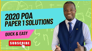 2020 POA Paper 1 SOLUTIONS