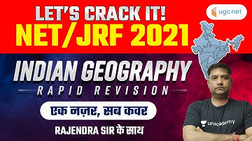 NET/JRF 2021 | Geography by Rajendra Sharma | Indian Geography Rapid Revision