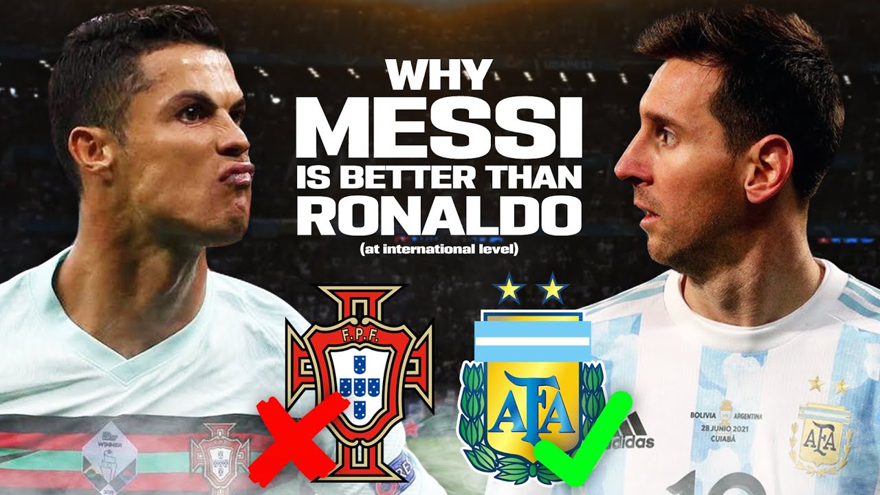 Why Messi Is Better Than Ronaldo (At International Level) 🤯 YouTube