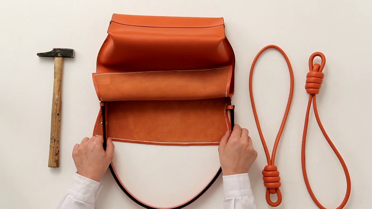 Making the LOEWE Flamenco bag