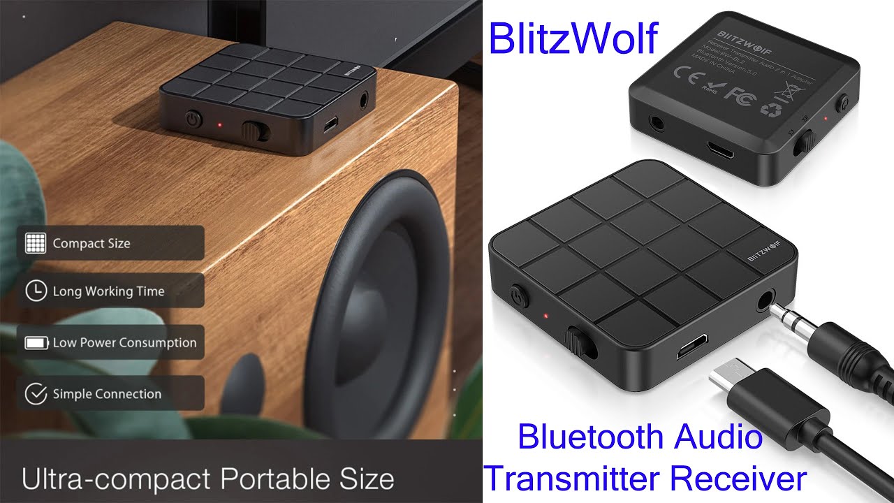 BlitzWolf Bluetooth Audio Transmitter Receiver TESTING