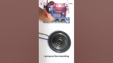 Recording Own Voice: ISD1820 Module DIY Make 😲#shorts  #experiment