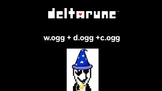 DELTARUNE: "What if w.ogg, d.ogg, and c.ogg are connected?" W.D CASTER???