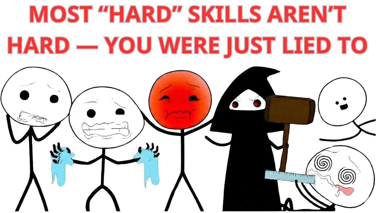 How To Learn “Hard” Skills 🧠 Why Most Skills Aren’t Actually Hard | Explanation Library