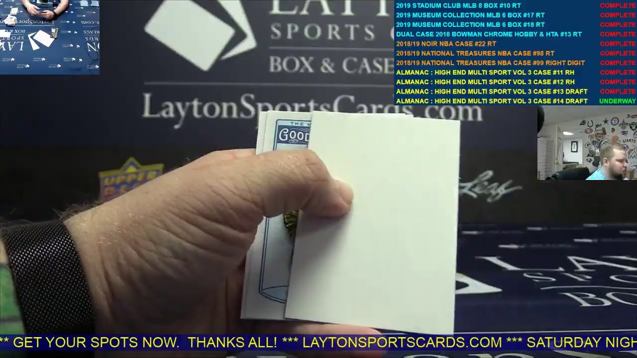 Layton Sports Cards Live! YouTube