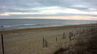 Outer Banks Beach Report: 1.27.14 - Cloudy and Calm Morning in Kill Devil Hills