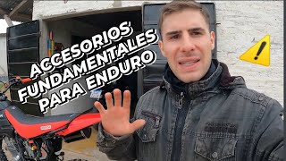 7 ACCESORIOS INDISPENSABLES para hacer ENDURO// Honda XR Tornado PottyEstetiK