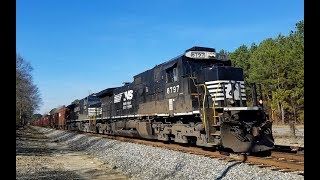 NS 337 in Hopkins with Standard Cab Dash 9 8797 leading