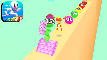 Stair Runner 2048 - All Levels Gameplay Android,ios (Part 9)
