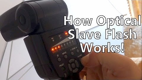 How Off-Camera Wireless Optical Slave Flash Units Work